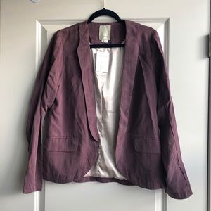 NWT Anthropology Purple Blazer sz 8